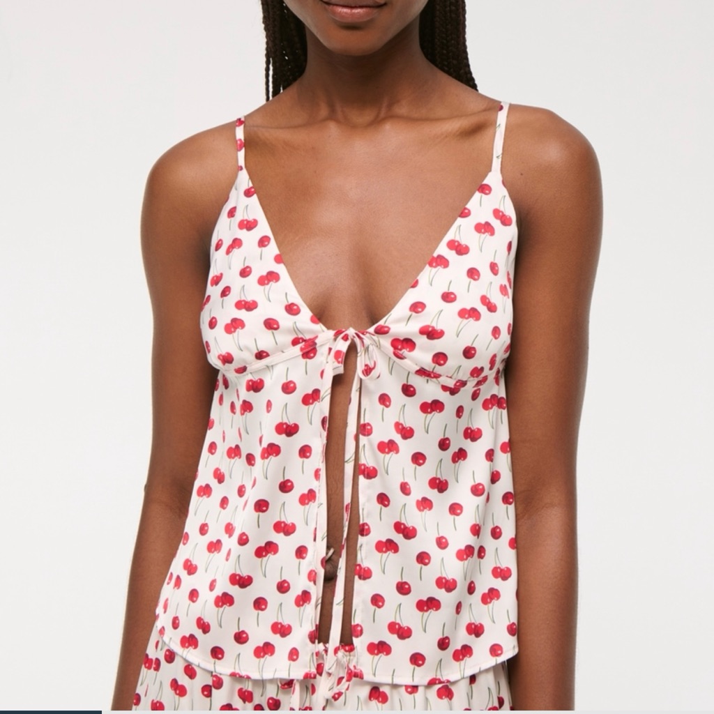 Abercrombie & Fitch Cherry Pattern Sleep Cami